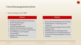 Eigenschaften eines Umweltmanagementsystems - 👨🏼‍🎓 EINFACH ERKLÄRT 👩🏼‍🎓