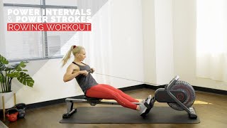 Rowing Machine POWER Interval Workout | POWER Strokes