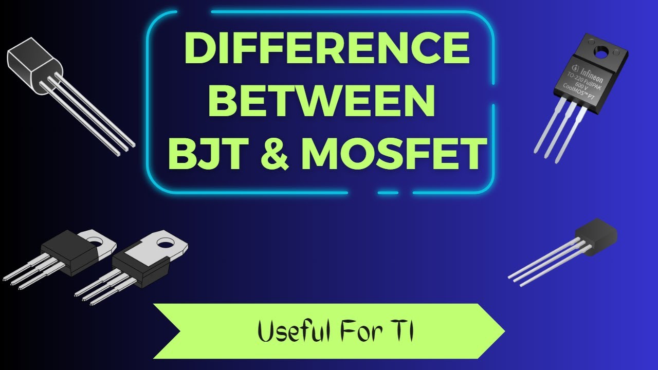 Difference Between BJT And MOSFET ? Interview Question Application Of ...