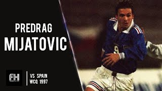 Predrag Mijatovic ● Goal and Skills ● Yugoslavia 1:1 Spain ● Qualifications World Cup 30.04.1997