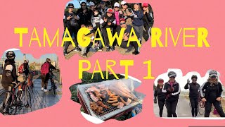 Tamagawa River, Tokyo PART 1 : Bike ride + BBQ picnic along the river