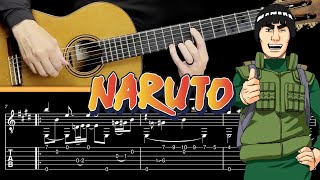 Naruto | Afternoon of Konoha for Classical Guitar | Free TAB