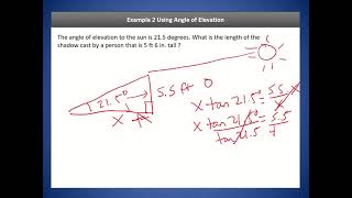 Geometry Lesson 8.5: Problem Solving with Trigonometry