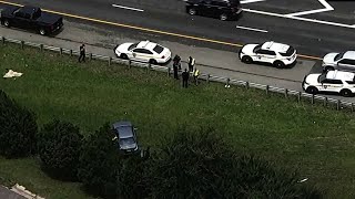 JSO: Man in critical condition after bizarre accident on I-95; 2 officers also injured