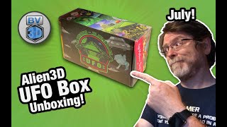 Alien3D UFO Mystery Box - July, 2020: Second Anniversary Edition!