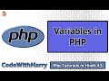 Php Variables | PHP Tutorial #5