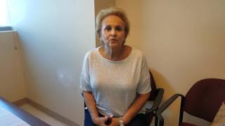 Arlene feels better after disc hernia surgery.