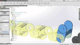 SOLIDWORKS 2015 What's New - Chain Component Pattern