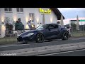 500hp toyota supra with titanium tomei exhaust revs accelerations and nürburgring onboard