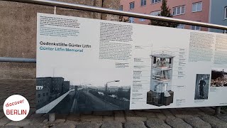 [4K]  Along the Berlin Wall Trail #3 - border crossing Invalidenstraße to guard tower / memorial