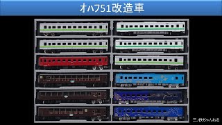 【Nゲージ】 模型で見る50系客車の世界　＜ｵﾊﾌ51改造車編＞