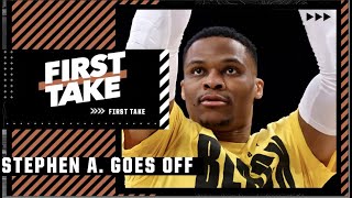 Stephen A. goes OFF on Russell Westbrook: He gives you the impression he doesn't care