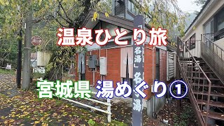 【温泉ひとり旅】宮城県 湯めぐり 宮城攻め①