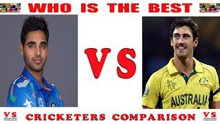 Bhuvneshwar Kumar vs Mitchell Starc Comparison | Best Amazing Bowling Wickets Over Vs Test ODI T20