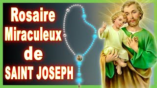 🌹Prière Miraculeuse du Rosaire de SAINT JOSEPH   Priez maintenant et recevez vos bénédictions 🙏