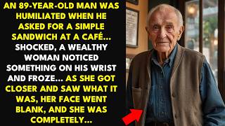 AN 89-YEAR-OLD MAN WAS HUMILIATED WHEN HE ASKED FOR A SIMPLE SANDWICH AT A CAFÉ WHEN...