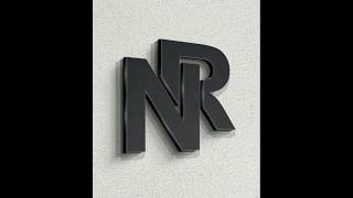 Coreldraw Tutorial - Creative Letter N + R Logo Design in Coreldraw