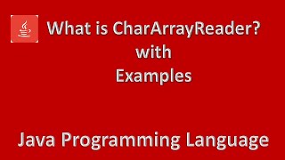 CharArrayReader || Example