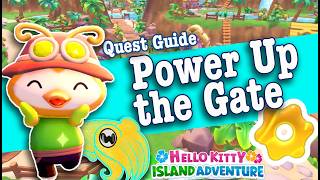 How to Find Yellow Power Crystals & Power Up the Gate | Hello Kitty Island Adventure Quest Guide