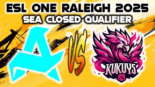 AURORA vs KUKUYS | Abed vs Armel - ESL ONE RALEIGH 2025: SEA CLOSED QUALIFIER - Dota 2