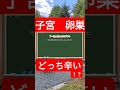 【どっち辛い！？】《子宮とる》と《卵巣とる》☆摘出した後はどう辛い！？ 子宮筋腫 子宮内膜炎 子宮摘出 卵巣摘出