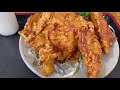 【郡山市】 70 インター食堂安子島店さんの飯テロ唐揚げ‼️ 【デカ盛り】 【食べ歩き】