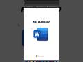 Free Download Ms Word 100%