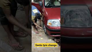 Santro tyre replacement