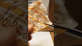 cutting a dum-dum sucker wrapper #dumb dumbs #shorts #cutting #cut