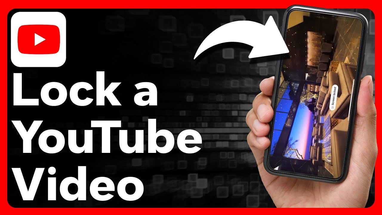 How To Lock A Youtube Video Youtube
