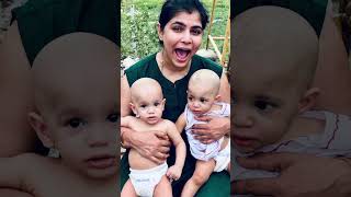 Chinmayi Rahul Ravindran Family👨‍👩‍👧‍👦#singer #chinmayi#actor#rahul ravindran#twin babies#family