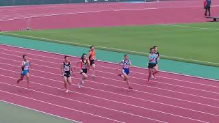 2024年 5月4日 大分県中学合同トライアル練習会 女子2年100m決勝 1組