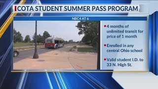 COTA again offering summer pass to central Ohio students