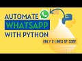 Automate WhatsApp 🔥 messages with Python || Hack WhatsApp in Python Project