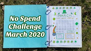 March 2020 No Spend Challenge Bujo Chart! Debt Free Journey, Budget, Save Money & Financially Stable