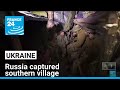 Russia says it captured southern Ukraine village in push before winter • FRANCE 24 English