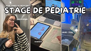 VLOG 3j en STAGE DE PÉDIATRIE 👧🏻💓(5ème année de médecine)