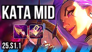 KATARINA vs SYNDRA (MID) | 6/0/7, 700+ games, Dominating | VN Challenger | 25.S1.1