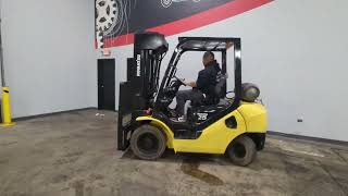 2016 Komatsu FG25T-16 5000LB Pneumatic LPG Forklift STK 10530