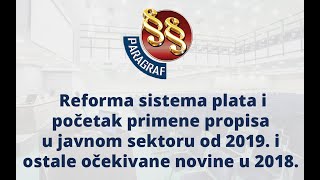 Reforma sistema plata - Zlatibor 2018