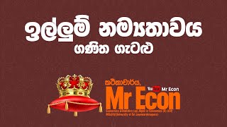 Econ Sinhala | ඉල්ලුම් නම්‍යතාව|AL|Illum Namyathawa| Demand Elasticity| Commerce