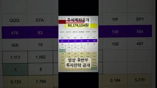 주식계좌공개 86,174,134원 자산배분 투자 전략 공개 #슈카월드 #etf #비트코인 #exchangetradedfund #월배당 #코인 #investmentfund #주식