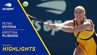 Petra Kvitova vs Kristyna Pliskova Highlights | 2021 US Open Round 2