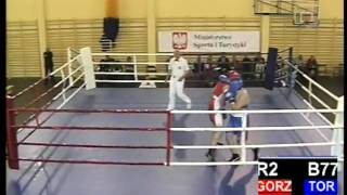 Boks Finał MPKJ Toruń 2010 walka 12 PAWŁOWSKA vs MALISZEWSKA