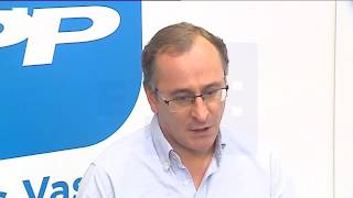 Alfonso Alonso: La negativa del PSOE supone una falta de respeto a España