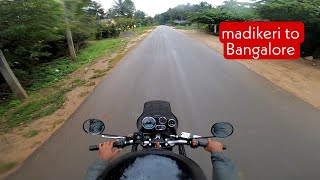 madikeri to Bangalore