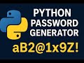 🔐 Python Password Generator | Create Strong & Secure Passwords with Python 🐍 | Day 5