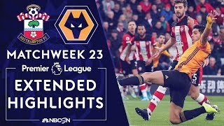 Southampton v. Wolves | PREMIER LEAGUE HIGHLIGHTS | 1/18/2020 | NBC Sports