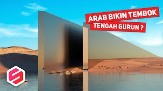 Arab Saudi Bikin Tembok Raksasa Tengah Gurun, Ternyata Bukan Tembok Biasa..