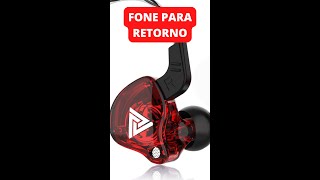 Fone de ouvido para retorno de palco profissional #shorts